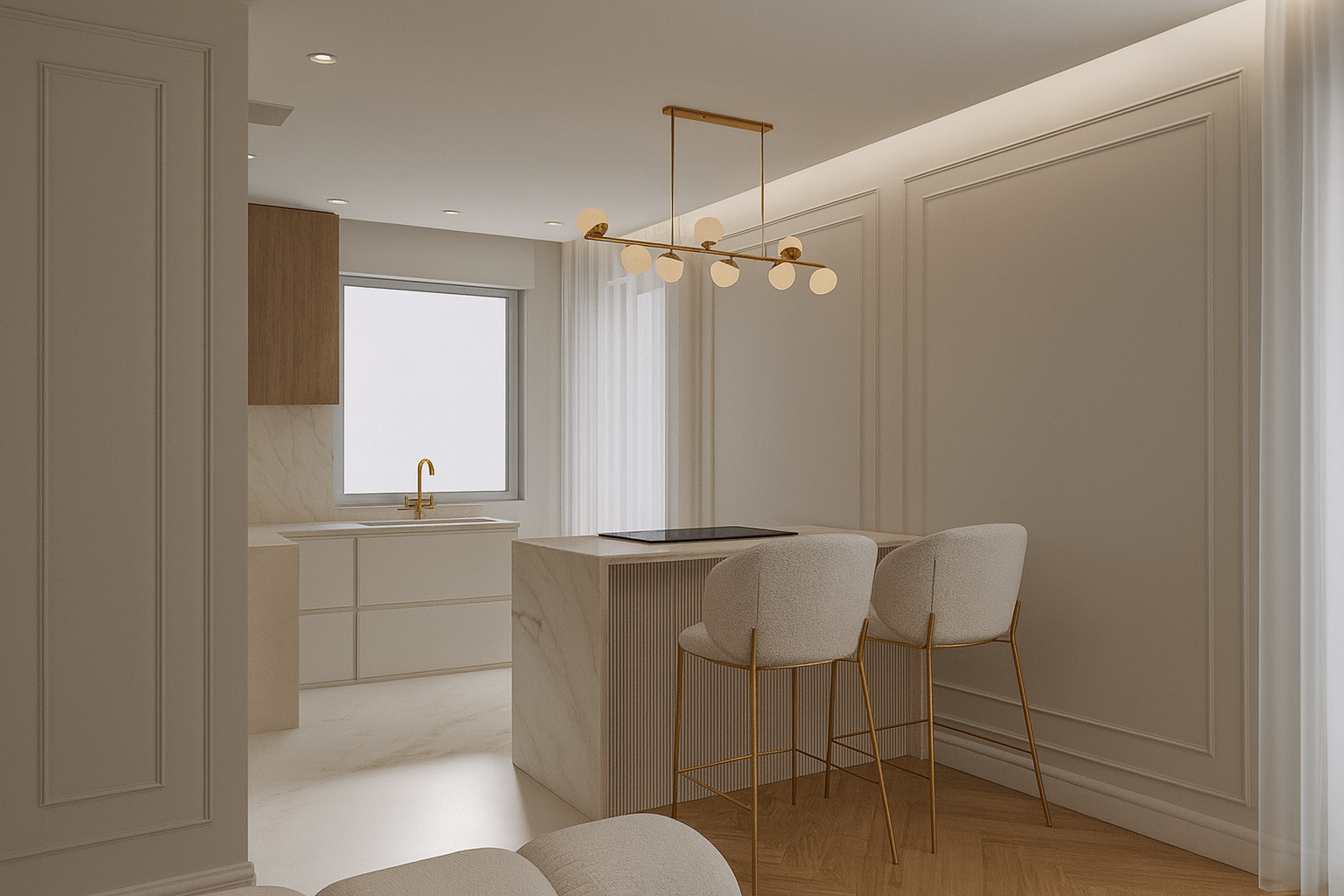 Come separare cucina e soggiorno: 3 idee pratiche ed eleganti