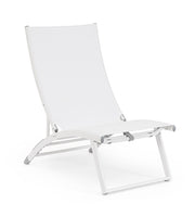 Poltrona lounge recl. taylor bianco