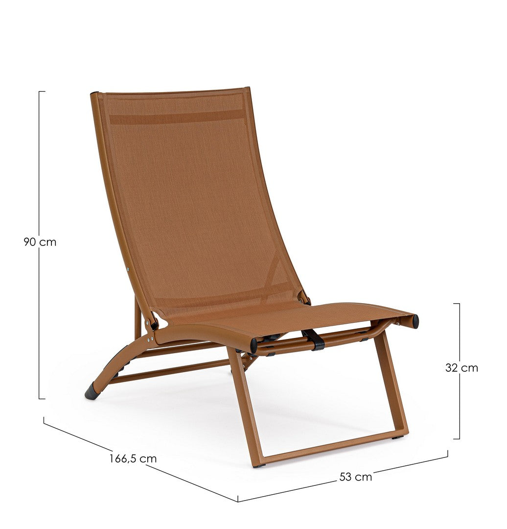 Poltrona lounge recl. taylor pecan