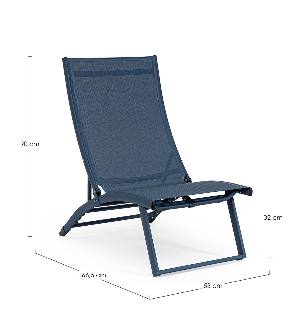 Poltrona lounge recl. taylor navy