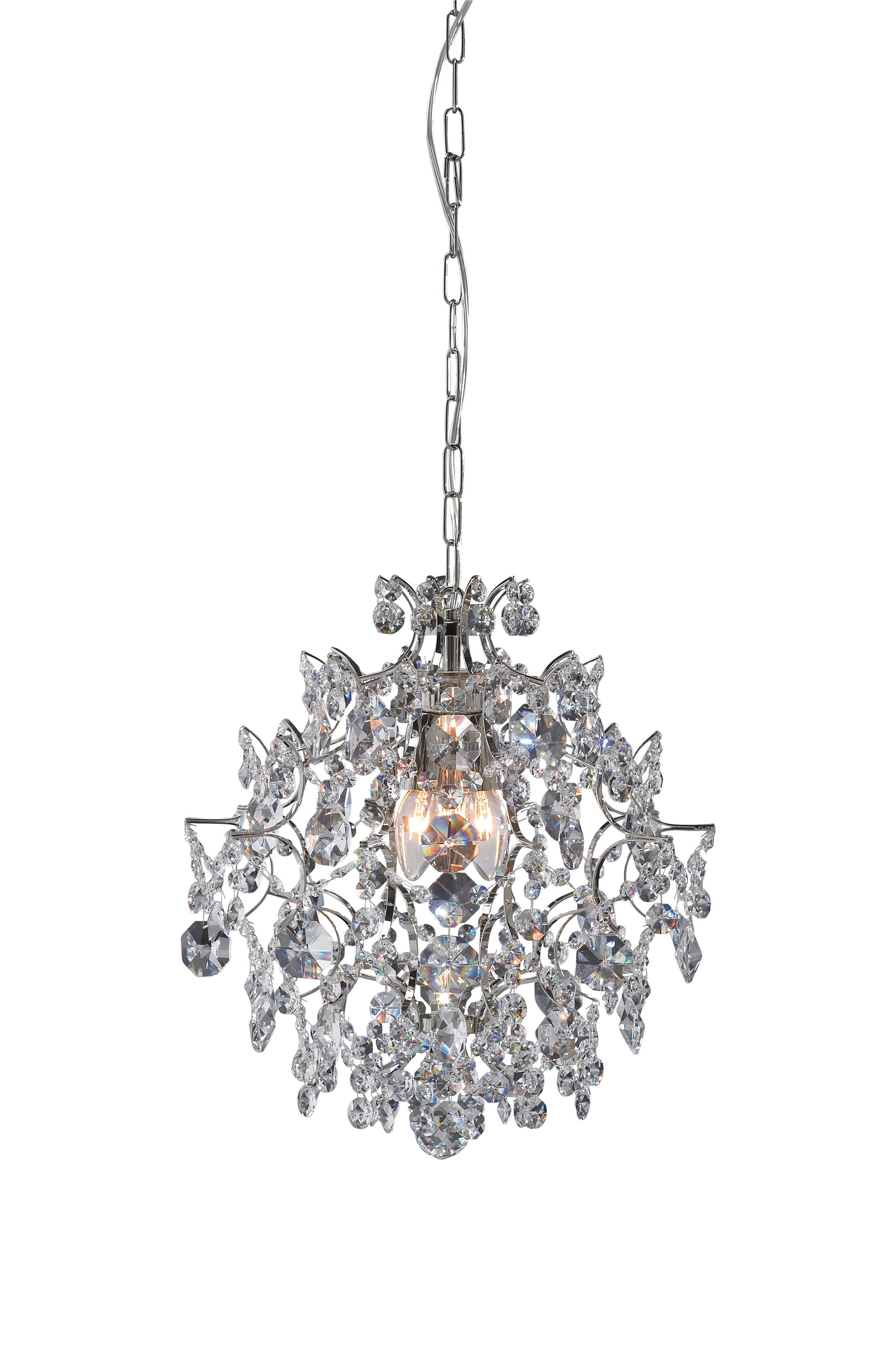 ROSENDAL Lampadario 3L Cromo/MC