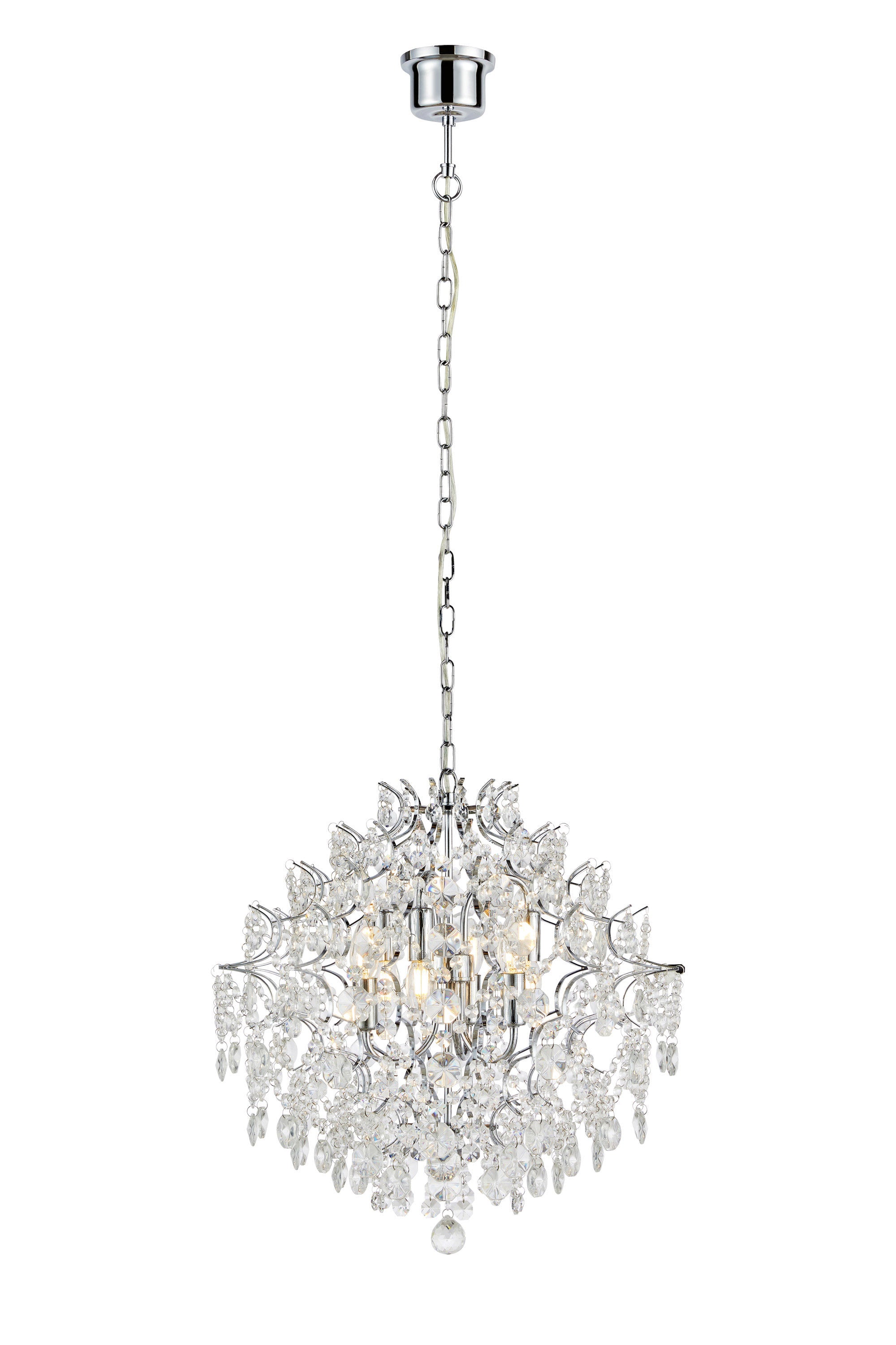 ROSENDAL Lampadario 6L Cromo/MC