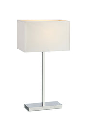 SAVOY Lampada da tavolo 1L USB Cromo/Bianco