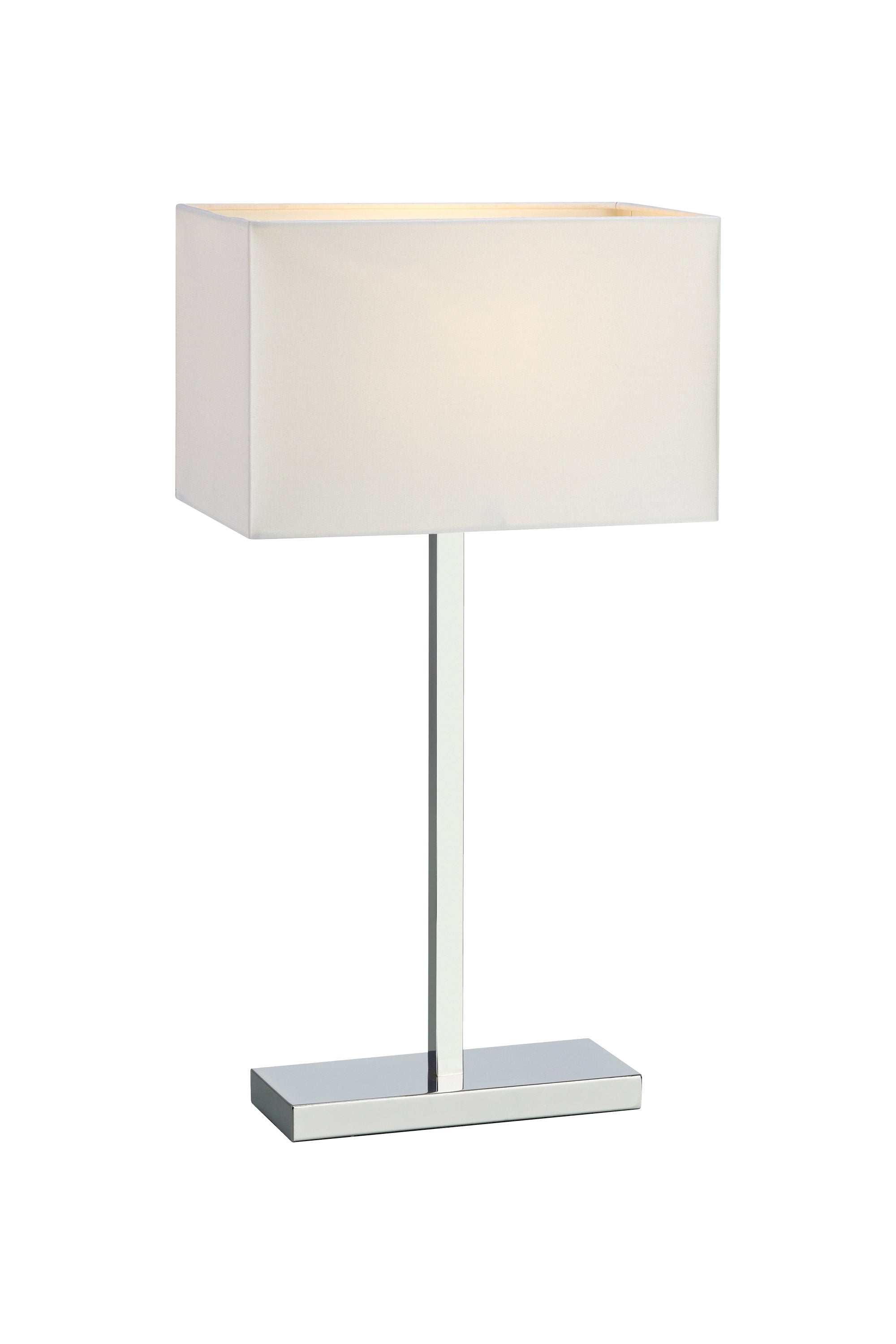 SAVOY Lampada da tavolo 1L USB Cromo/Bianco