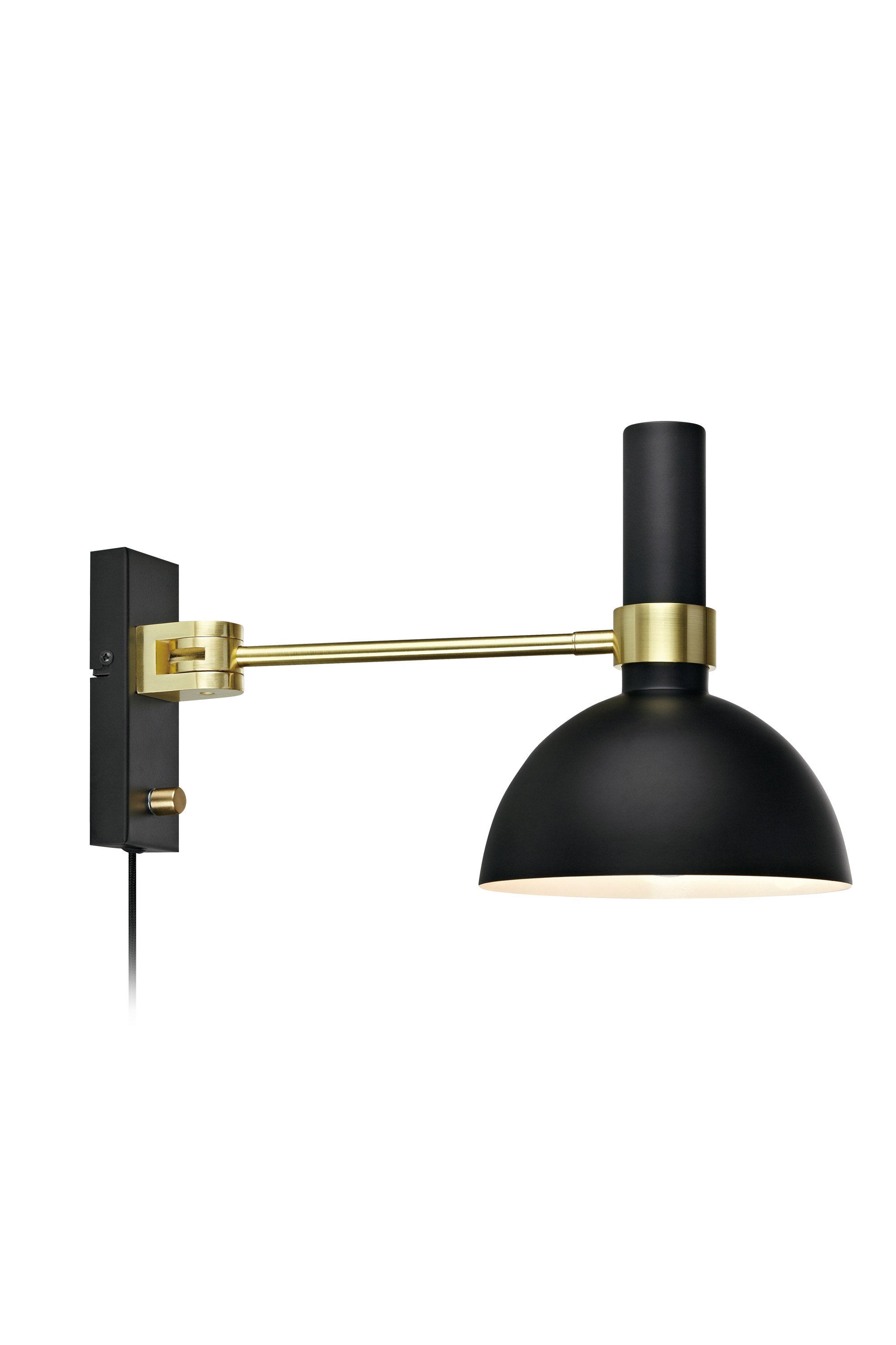 LARRY Parete 1L Nero/Ottone spazzolato