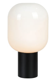 Lampada da tavolo BROOKLYN 1 L 44 cm Nero/Opale