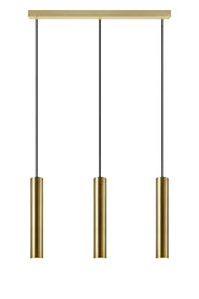 RUBEN Lampadario 3L Ottone Spazzolato