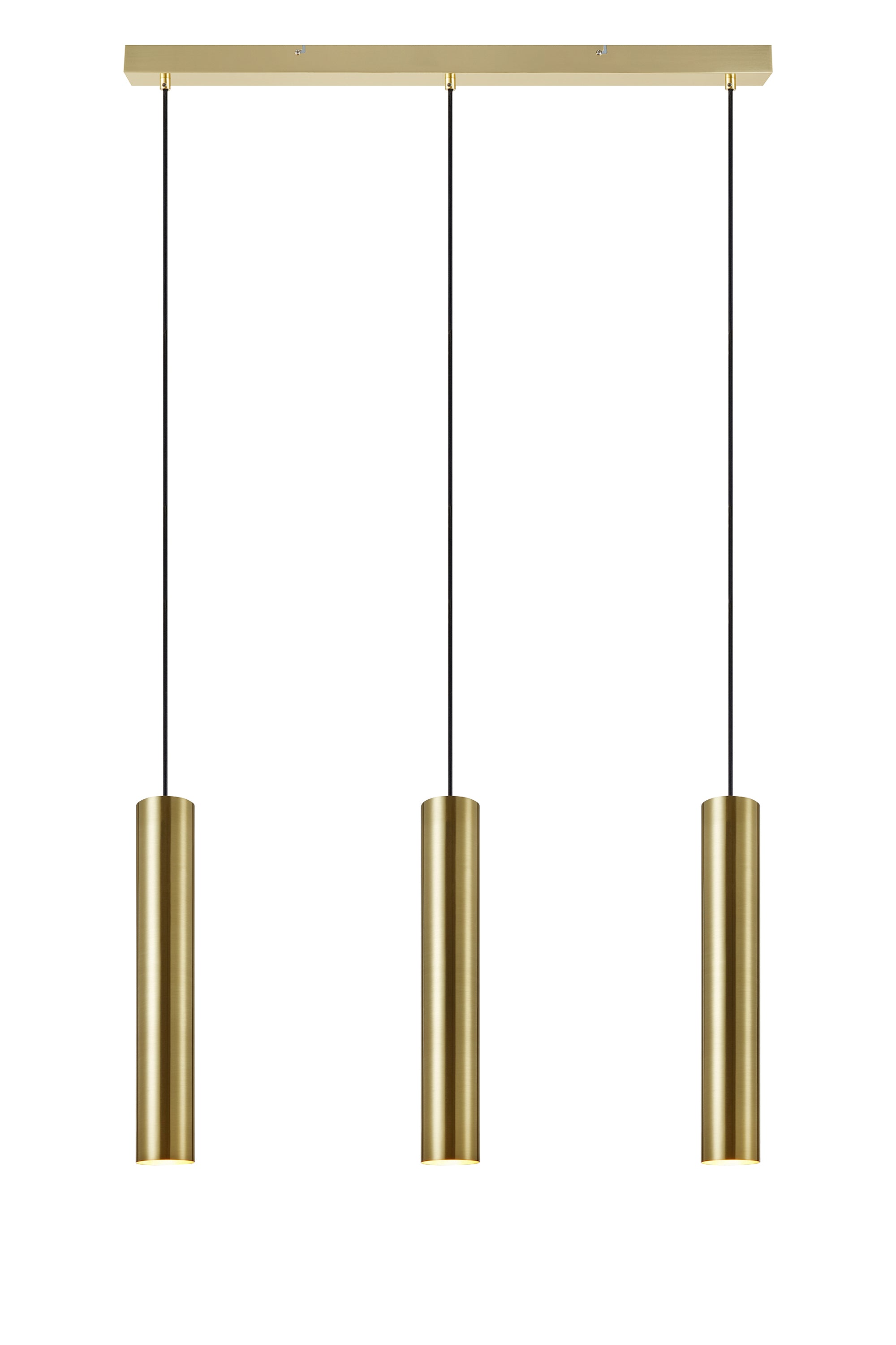 RUBEN Lampadario 3L Ottone Spazzolato