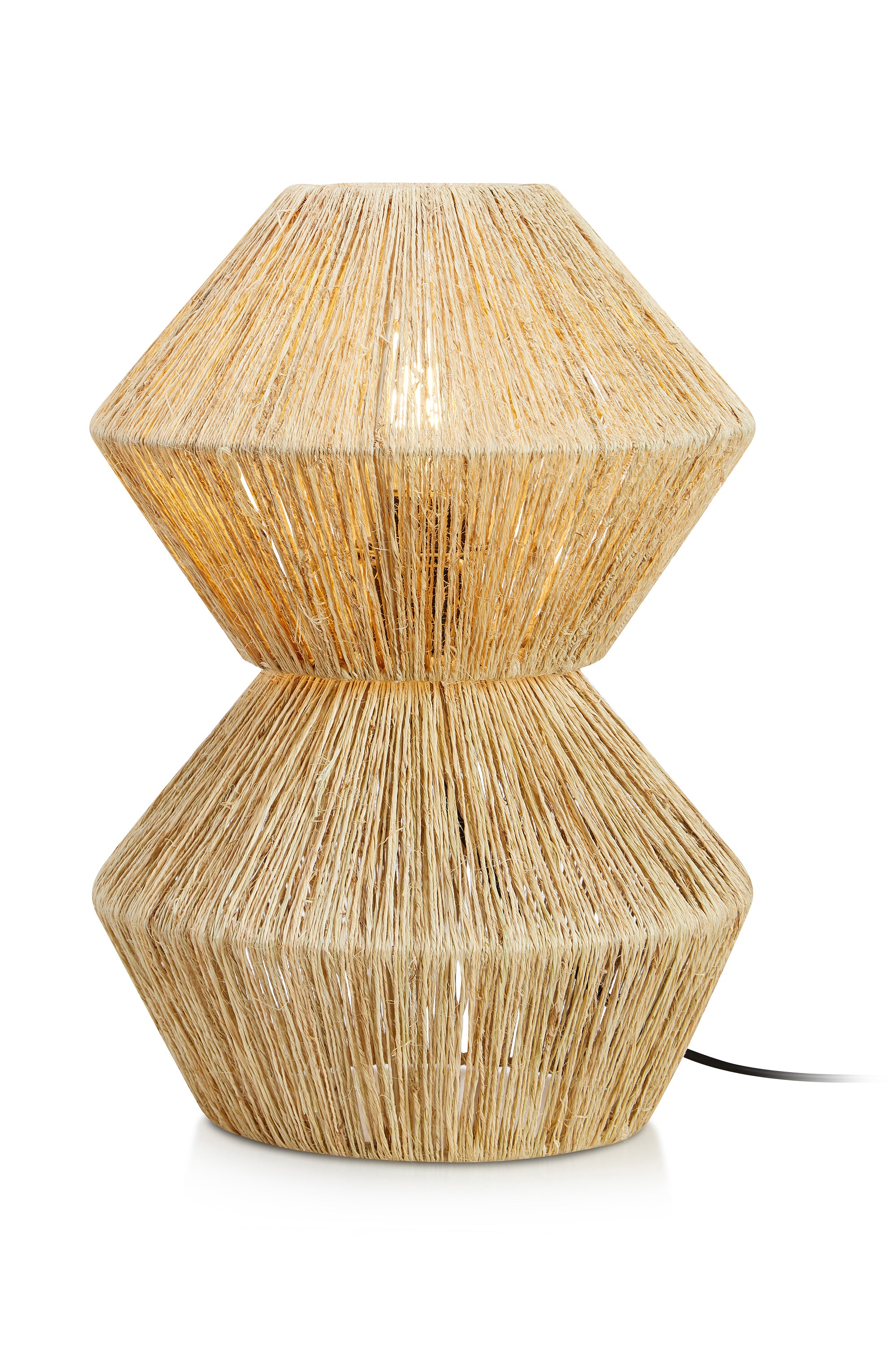 PAGLIA Lampada da tavolo 1L Natura