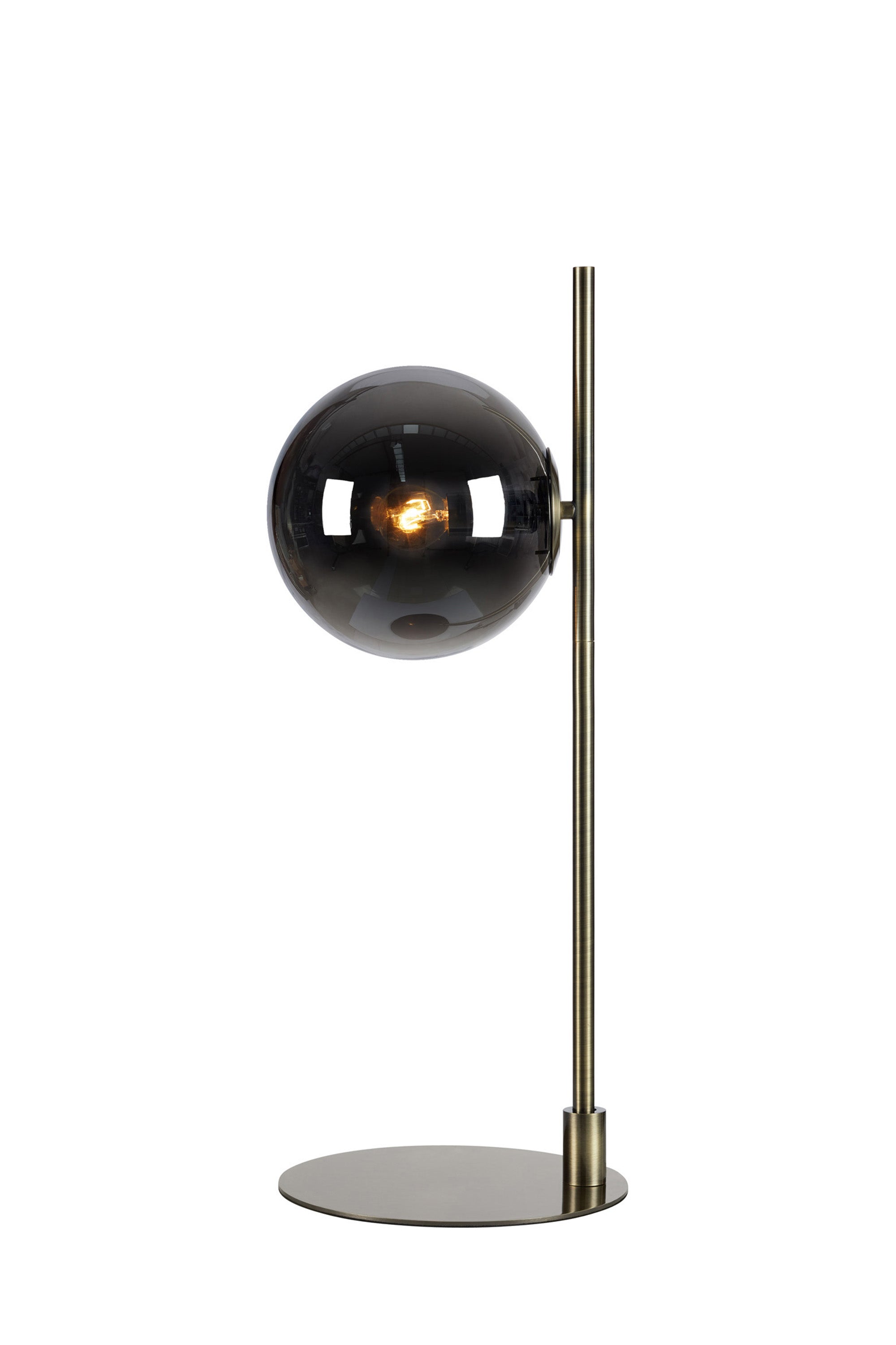 DIONE Lampada da tavolo 1L Antico/Fumo