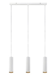 COSTILLA Lampadario Dritto 3L Bianco