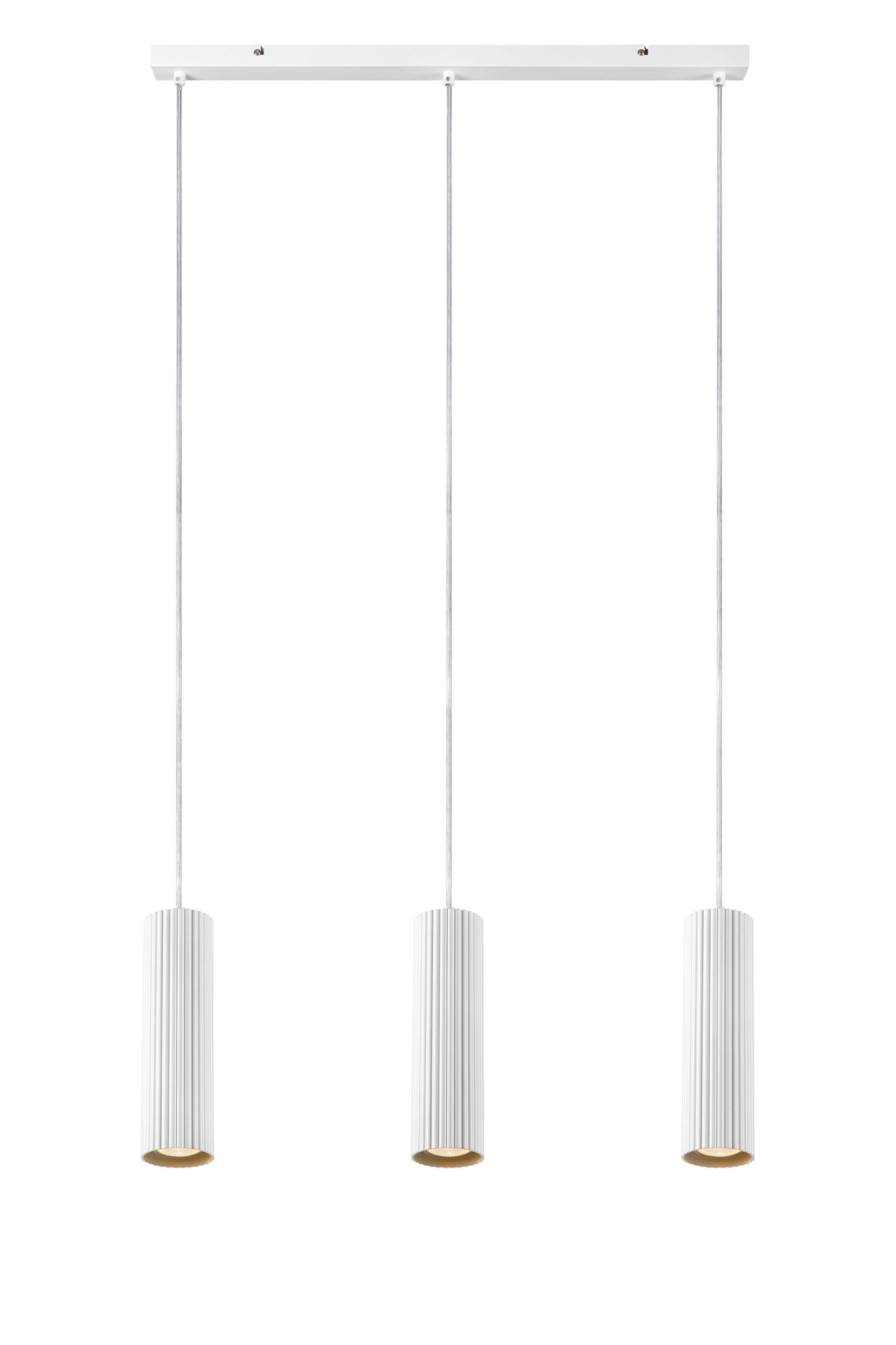 COSTILLA Lampadario Dritto 3L Bianco