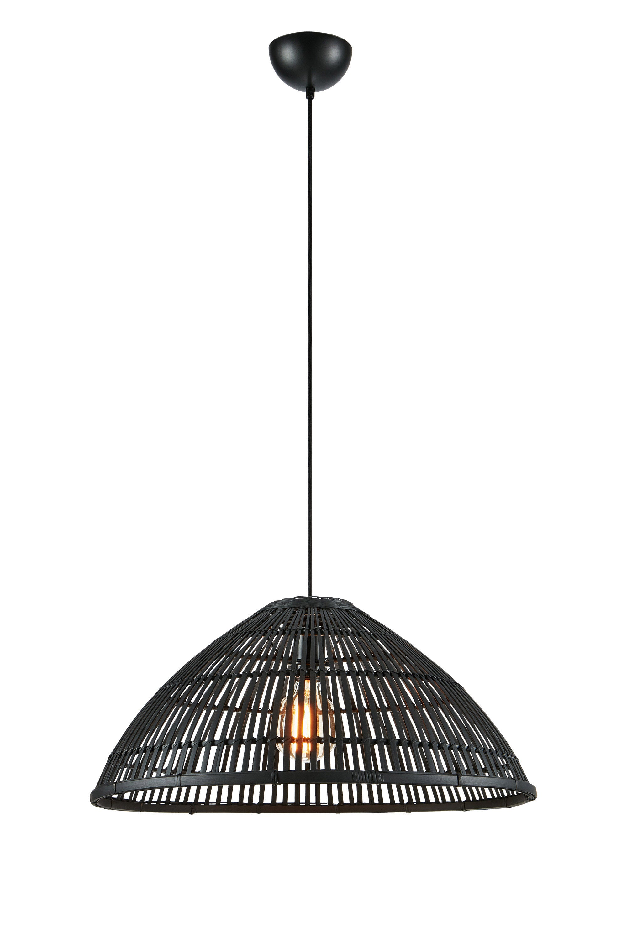 Lampadario CAPELLO 1L Nero Opaco