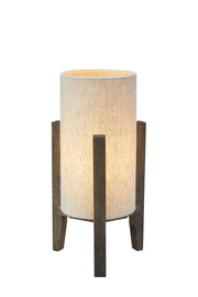 Lampada da tavolo ERUCA 1L 34cm Tinto Marrone/Beige