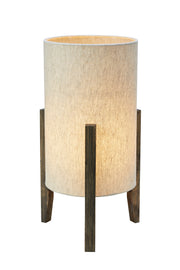 Lampada da tavolo ERUCA 1L 39cm Tinto Marrone/Beige