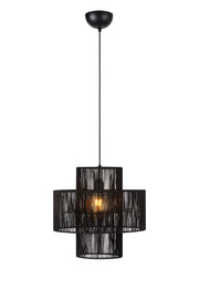 SOGA Lampadario 1L Nero