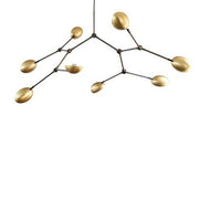 110049 - Drop Chandelier - Brass - White Packshot