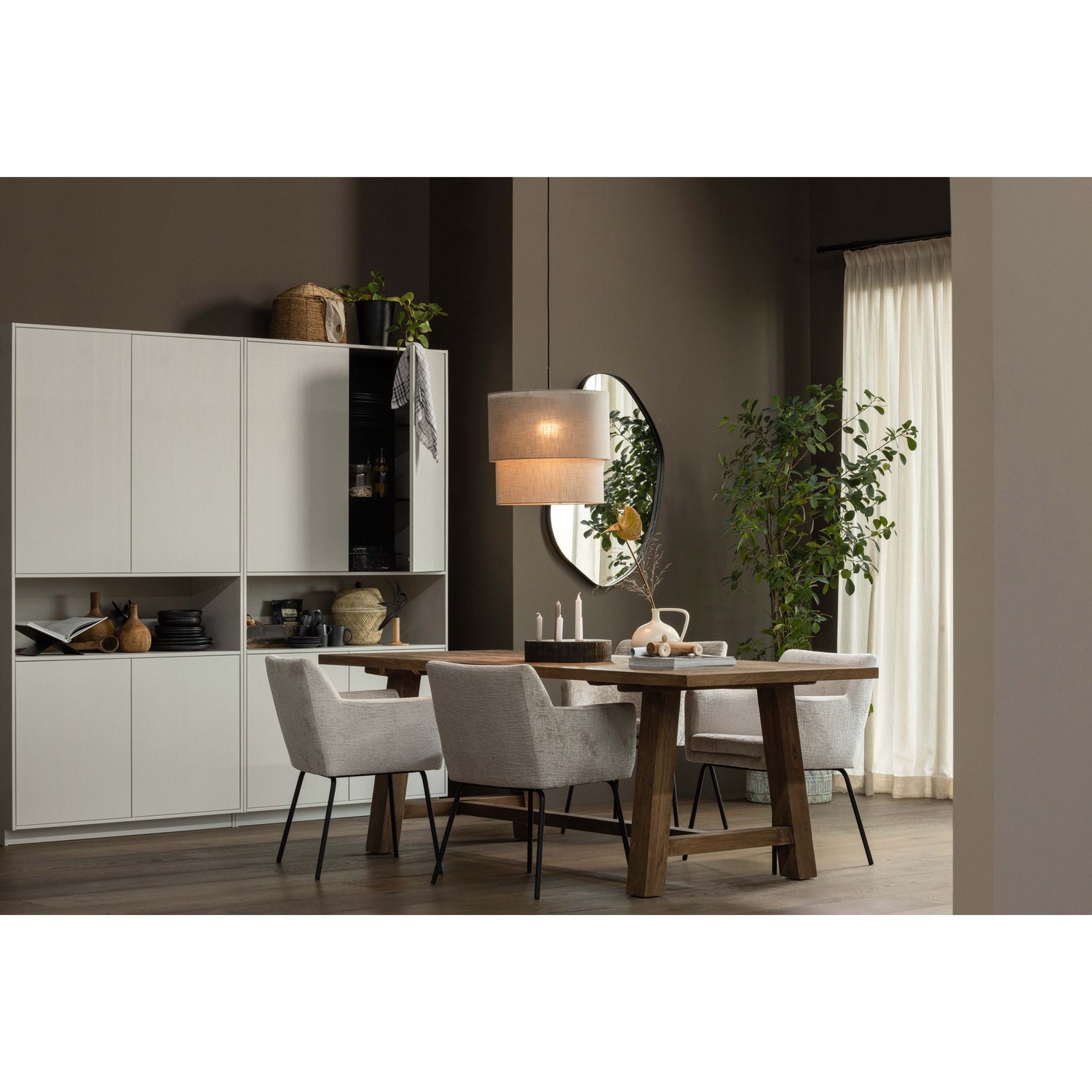 Finca buffet / armadio portaoggetti 110cm nebbia di pino