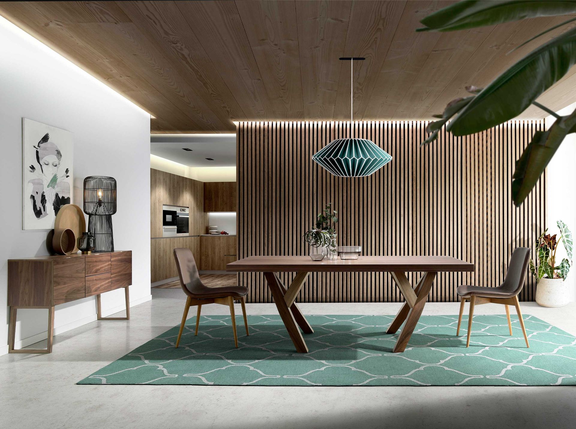 Credenza in noce