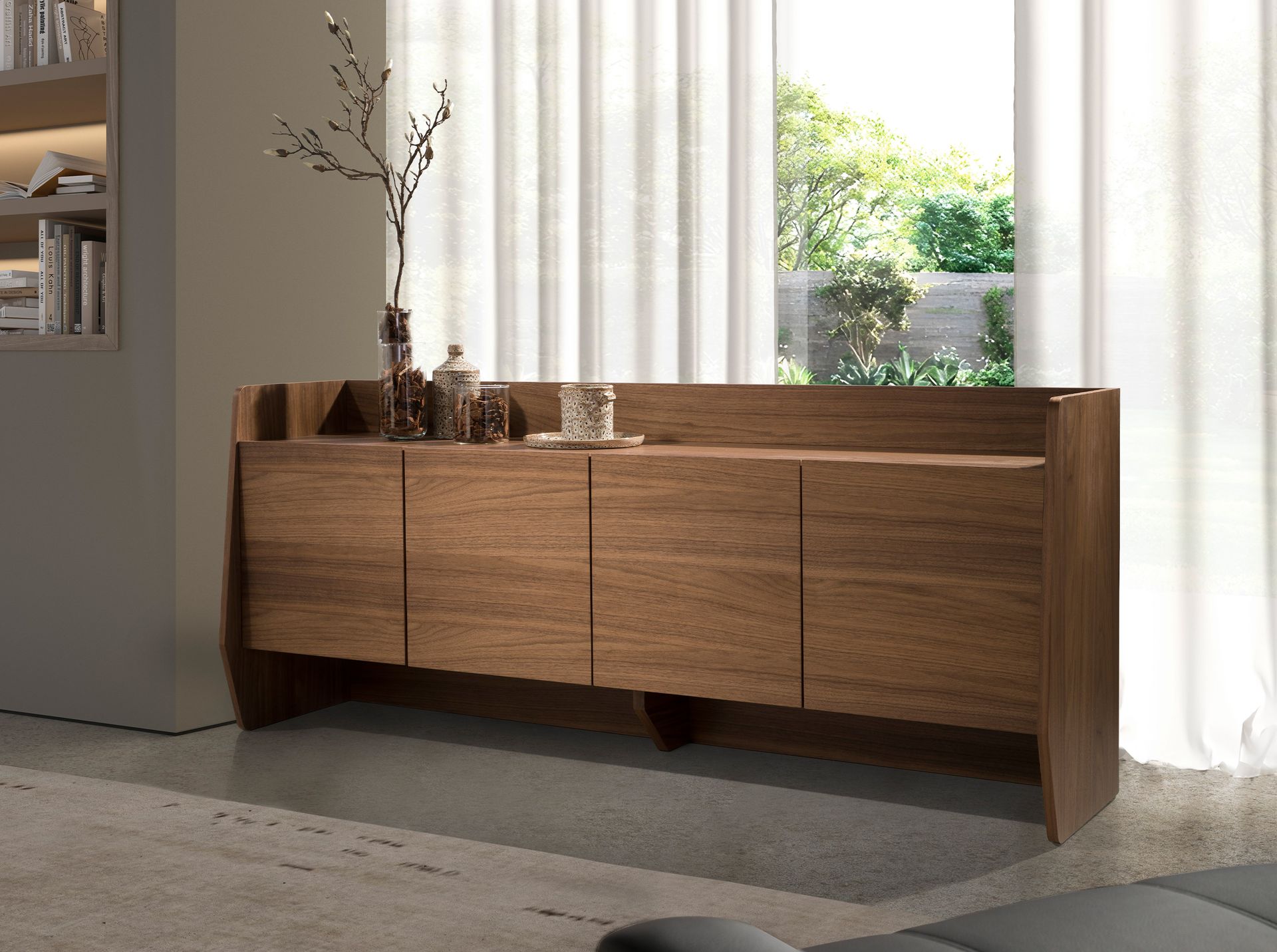 Credenza in noce