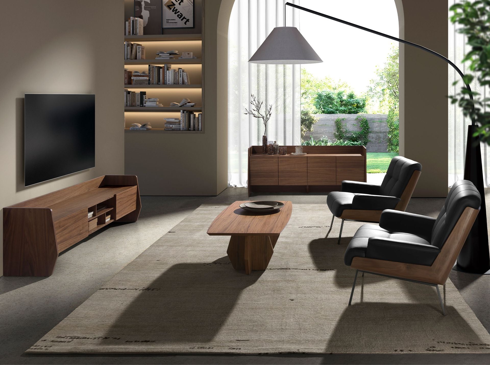 Credenza in noce