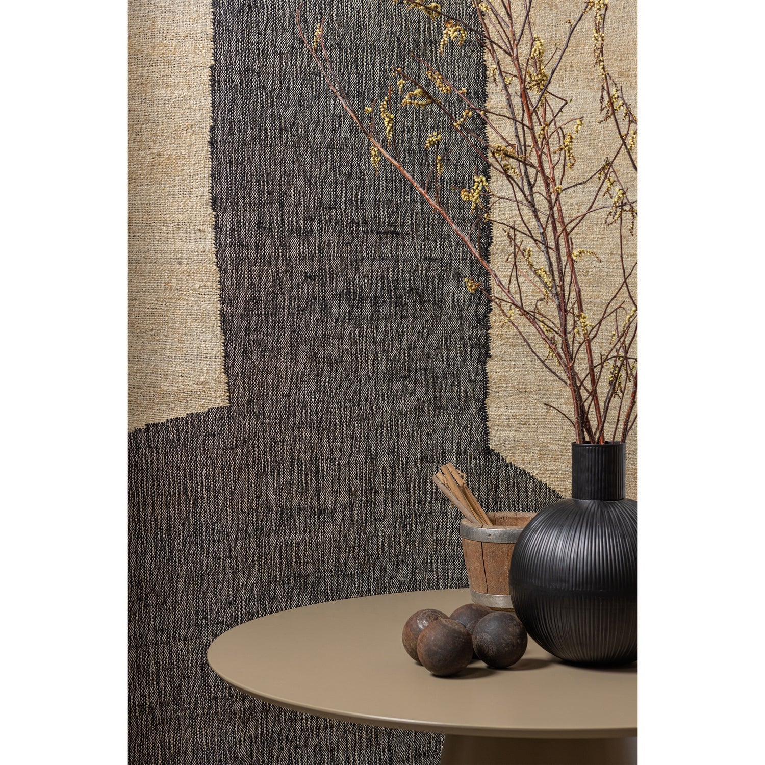 Tavolo da pranzo jorre mdf marrone militare ø120cm