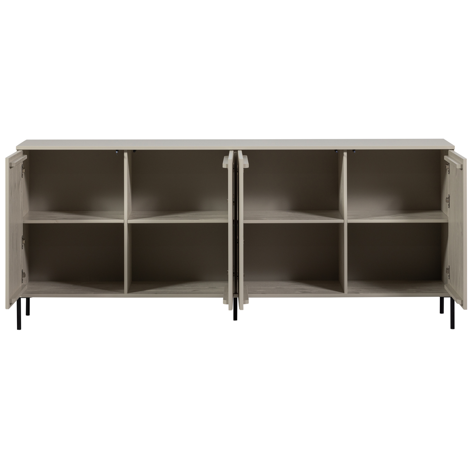 Nuova credenza rotondo 200 cm pine dust