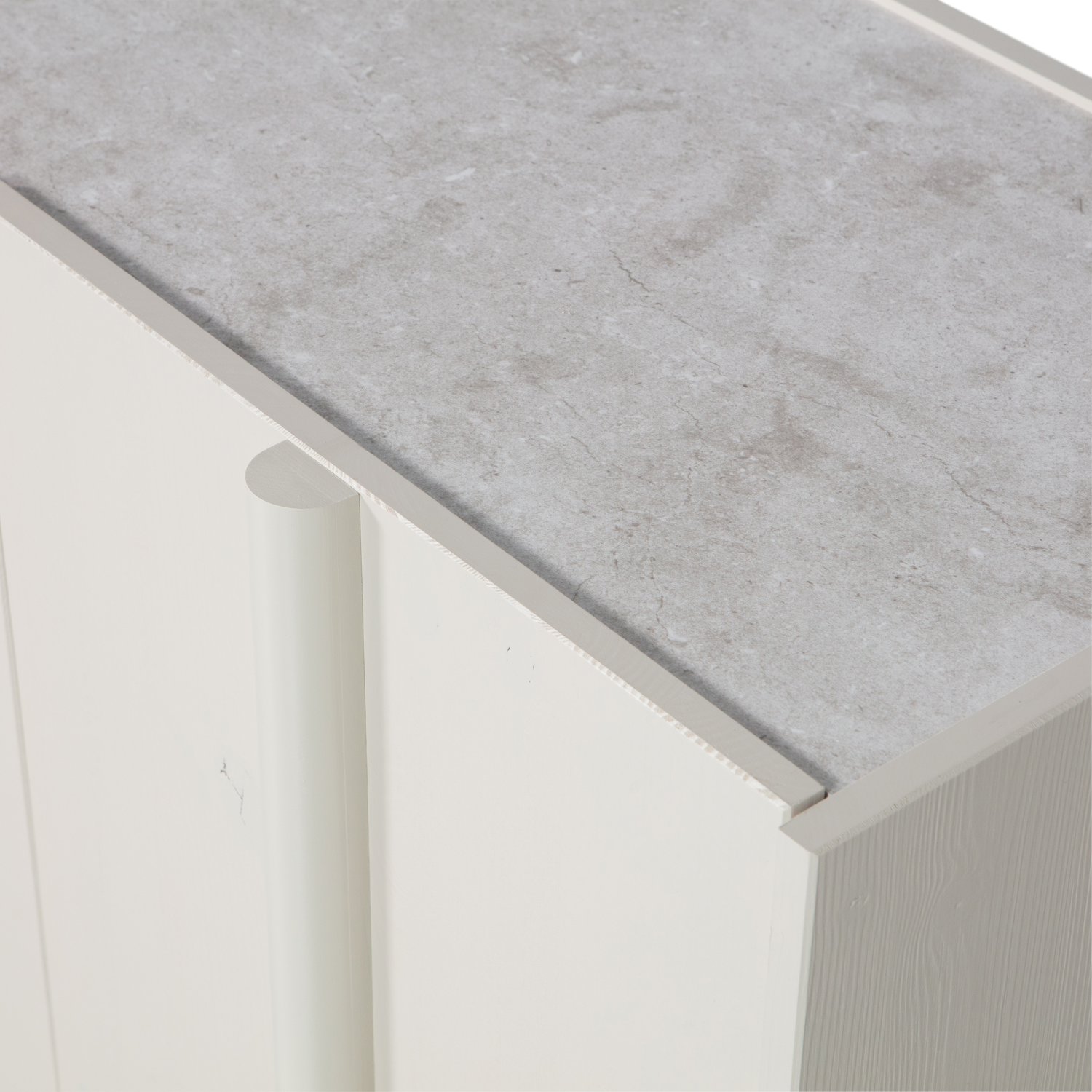 Pacchetto opzionale decorazione in cemento basu per credenza/unità tv