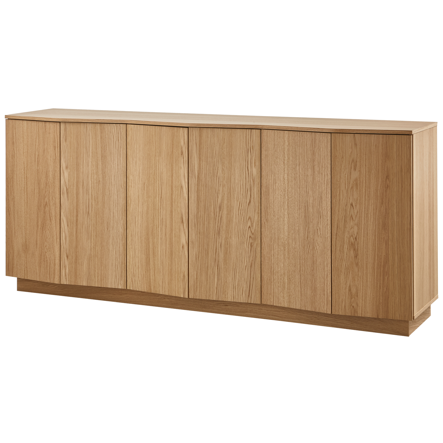 Credenza zuma 200cm rovere trasparente