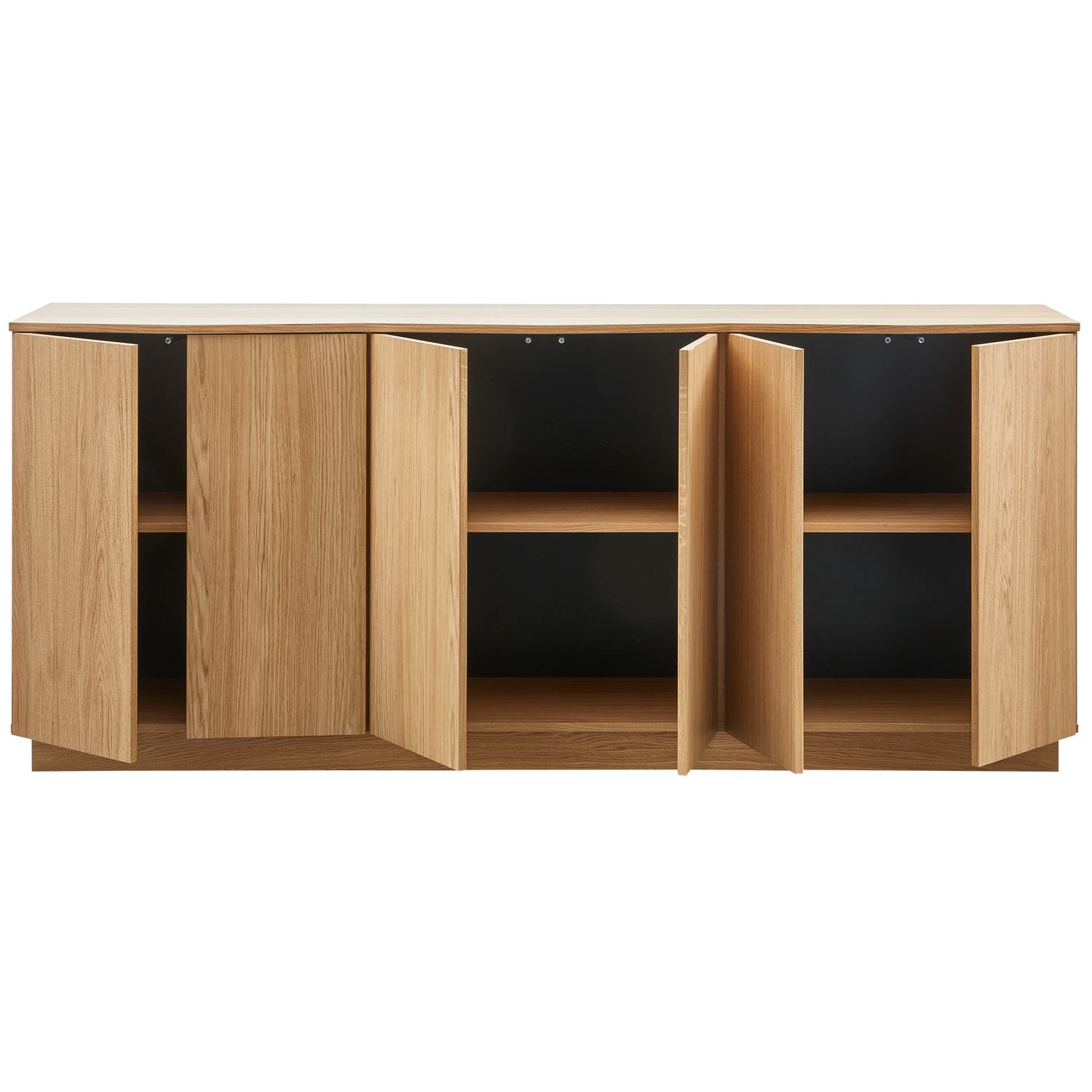 Credenza zuma 200cm rovere trasparente