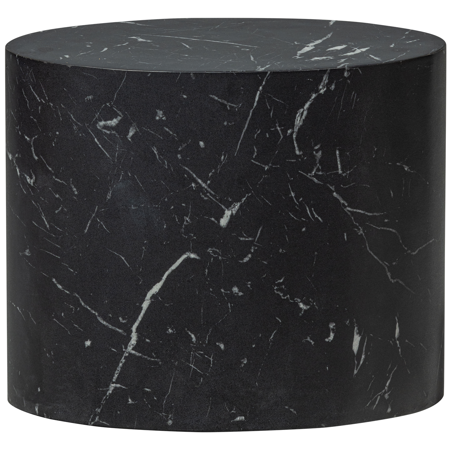 Tavolino quint mdf nero 33x40x24cm