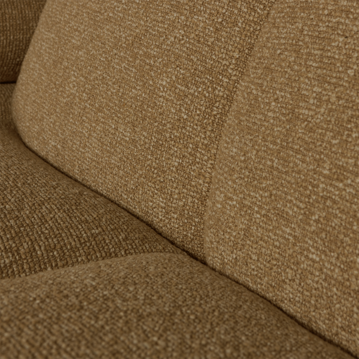 Divano mojo chaise longue destra bouclé giallo marrone melange