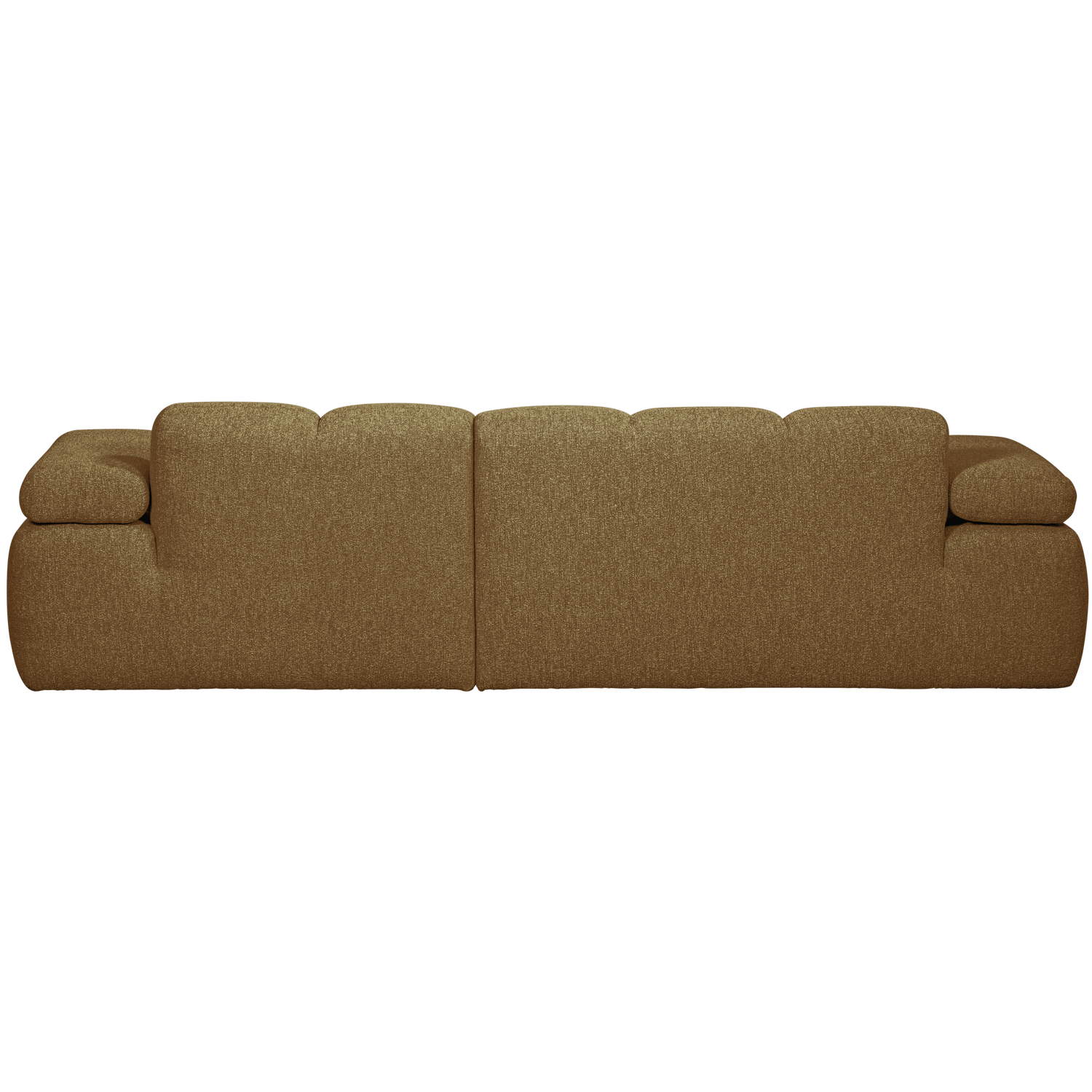 Divano mojo chaise longue destra bouclé giallo marrone melange