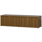 Porta tv level metallo giallo miele 44x160cm