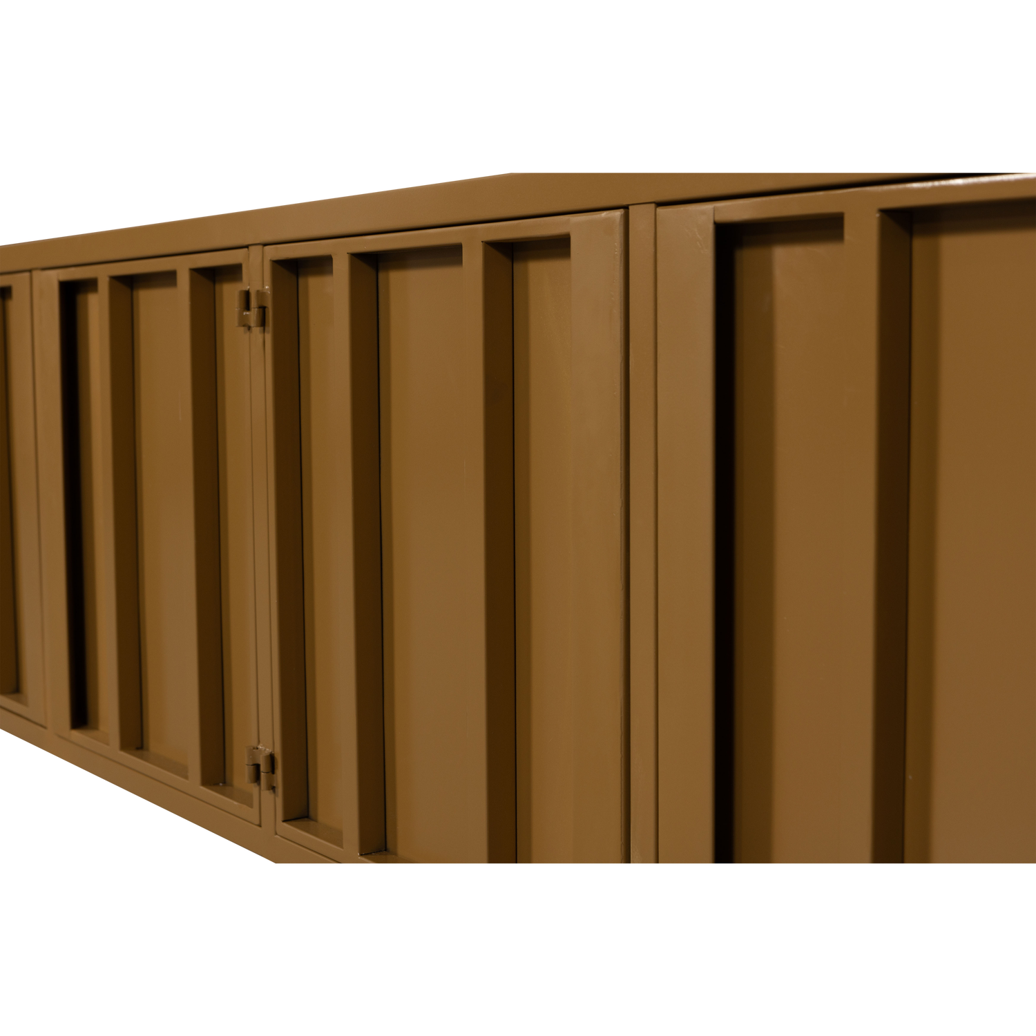 Porta tv level metallo giallo miele 44x160cm
