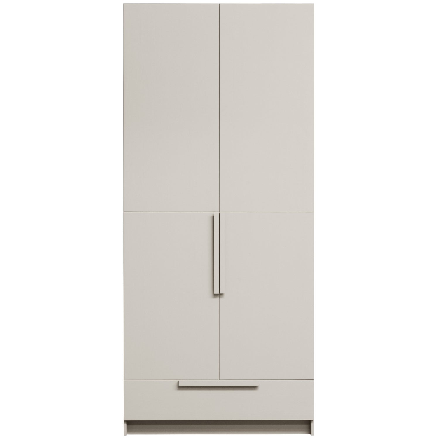 Armadio pure 2 pri spaccato pino polvere