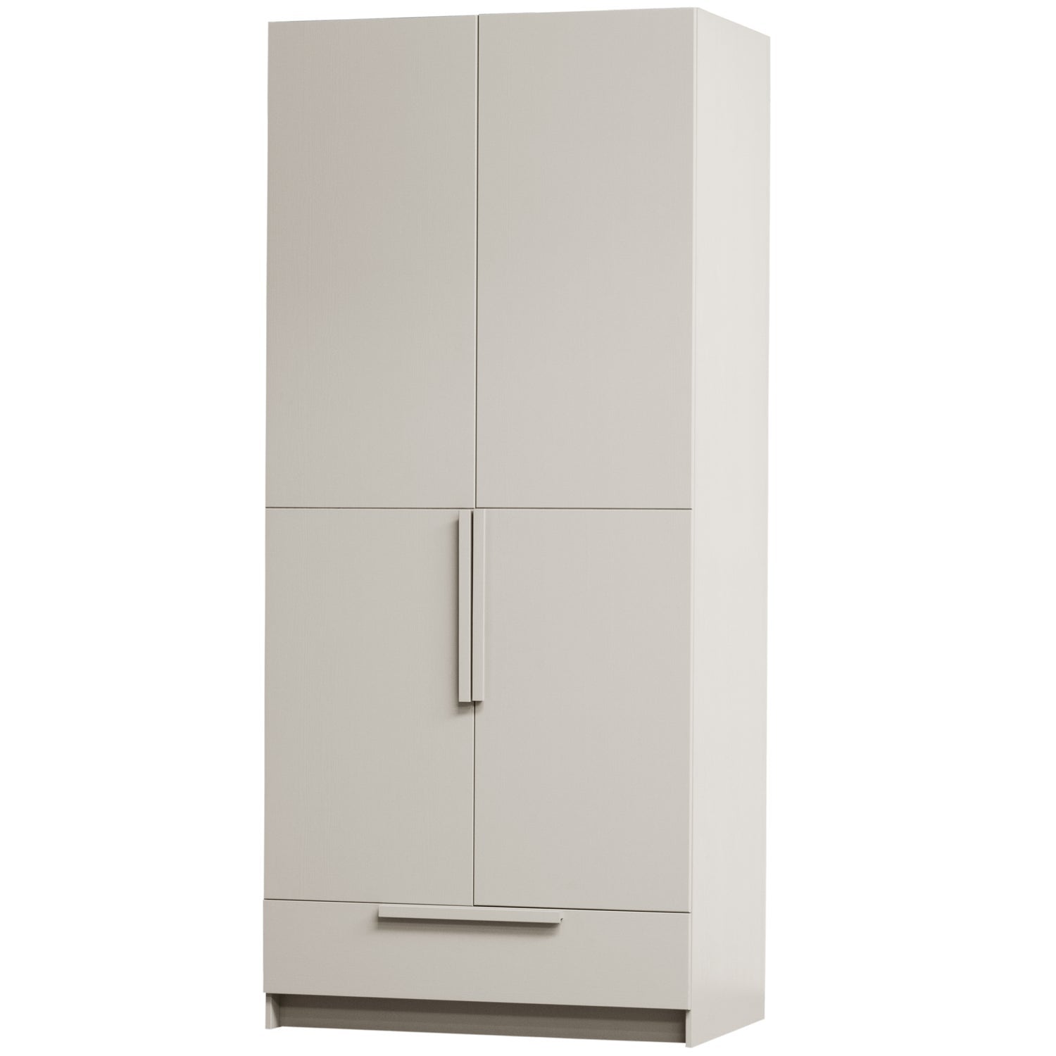Armadio pure 2 pri spaccato pino polvere