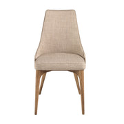 Sedia in tessuto marrone