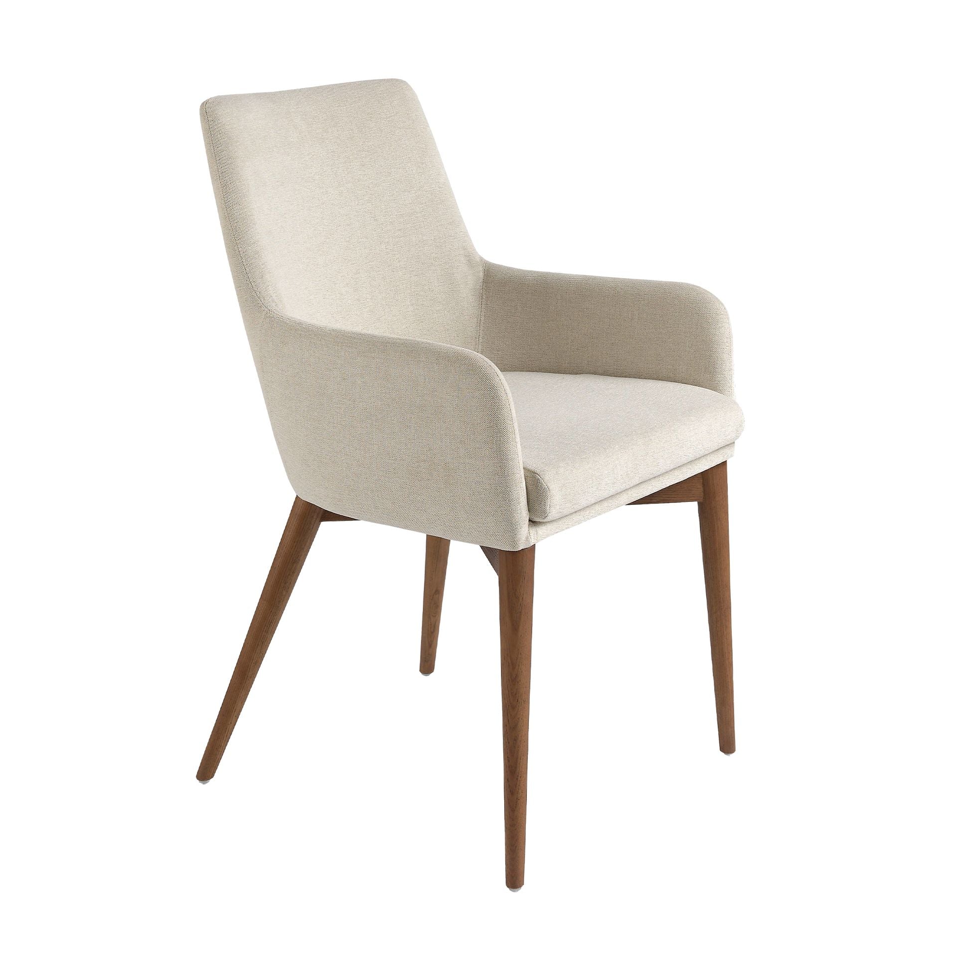 Sedia in tessuto beige