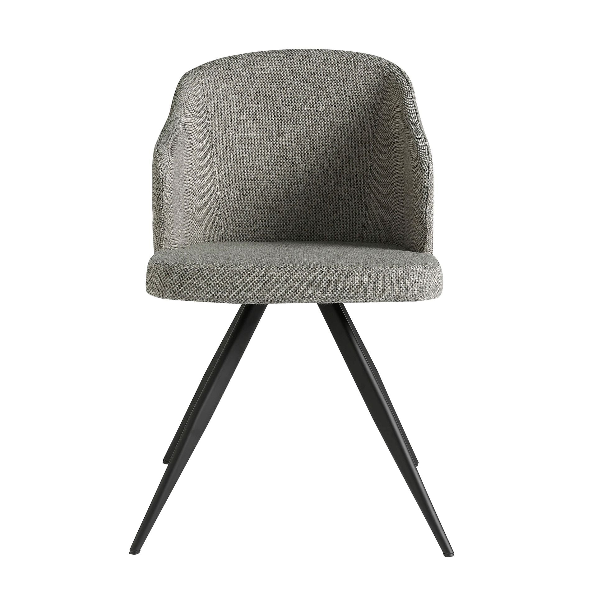 Sedia in tessuto grigio