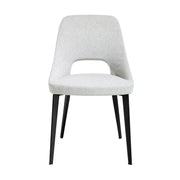 Sedia in tessuto grigio