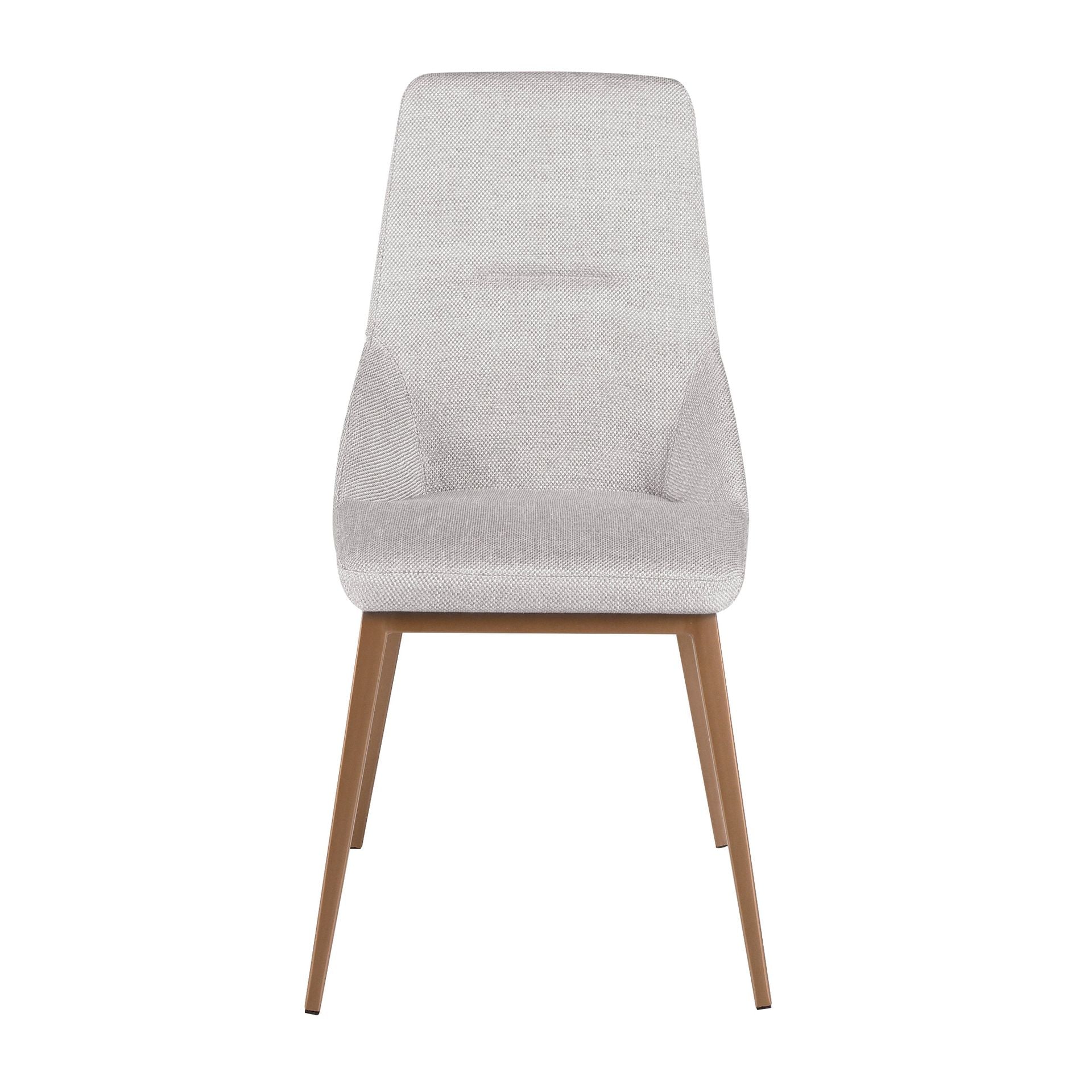 Sedia in tessuto grigio chiaro