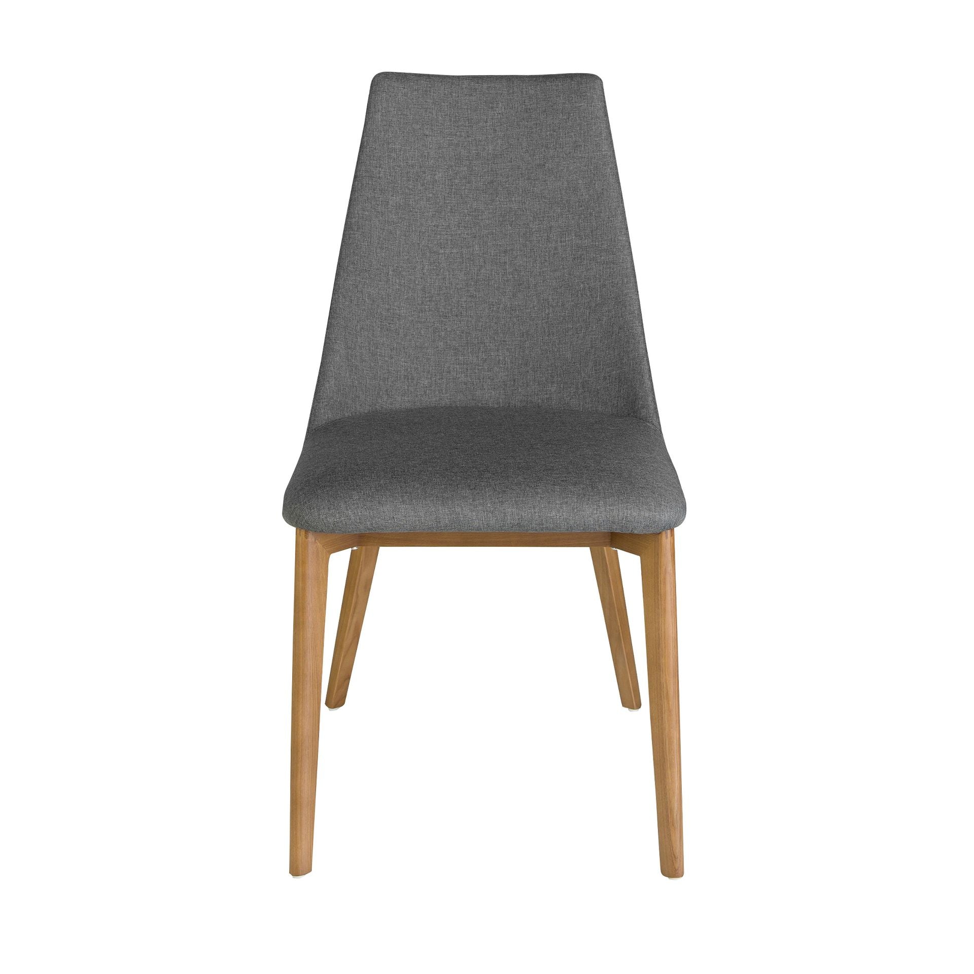 Sedia in tessuto grigio scuro