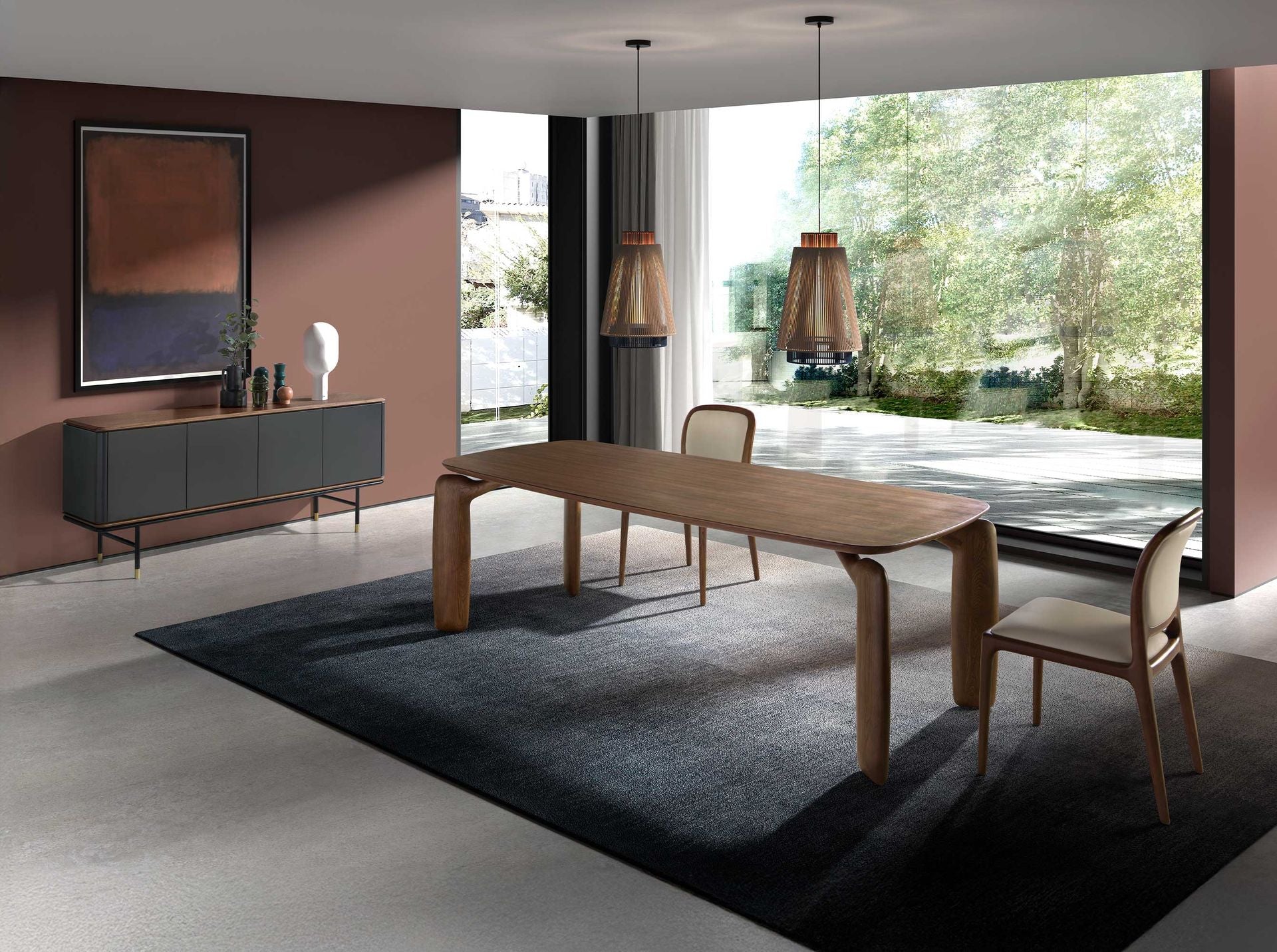 Sedia in similpelle crema