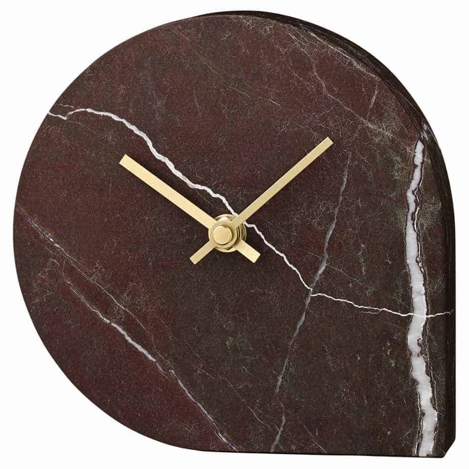 500780738081_STILLA marble clock_bordeaux