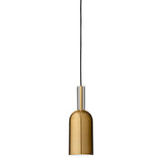 Lampada cilindrica LUCEO - Oro/Trasparente - AYTM - Ø12xA35 CM