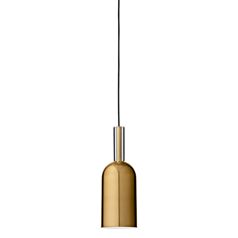 Lampada cilindrica LUCEO - Oro/Trasparente - AYTM - Ø12xA35 CM