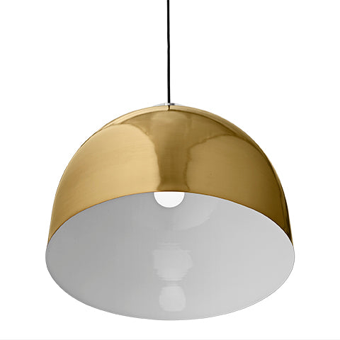 Lampada rotonda LUCEO - Oro/Trasparente - AYTM - Ø45xA36 CM