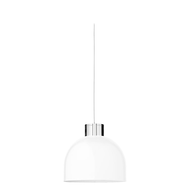 Lampada rotonda LUCEO - Bianco/Trasparente - AYTM - Ø28xA25,5 CM