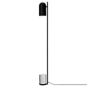 Lampada da terra LUCEO - Nero/Trasparente - AYTM - Ø12xA140 CM